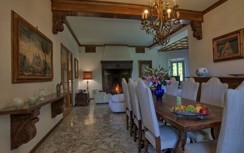 Il Poggio Di Patrignone: Ejendom, Værelse, Bygning, Spisestue, Indretning, Ejendom, Loft, Hus, Møbel, Estate