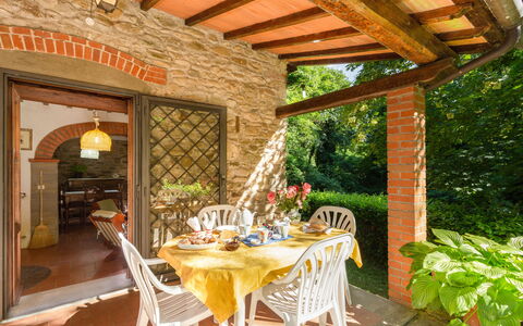 La Ripresa: Ejendom, Bygning, Værelse, Ejendom, Hus, Møbel, Gårdhave, Bord, Veranda, Sommerhus