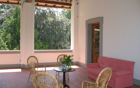 Villa Le Volte: Ejendom, Værelse, Bygning, Møbel, Hus, Ejendom, Bord, Indretning, Veranda, Hjem