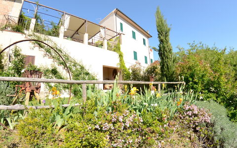Al Colle Di Lari: Plante, Himmel, Bygning, Vindue, Blomst, Træ, Land Lot, Hus, Sommerhus, Boligområde