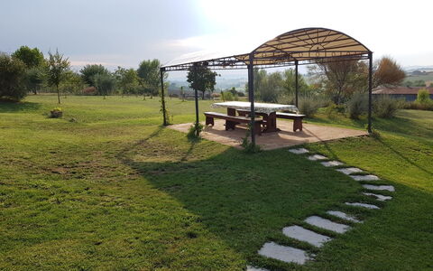 Villa Anita: Græs, Land Lot, Græs-, Landdistrikt, Lawn, Farm, Gård, Backyard, Have, Skygge