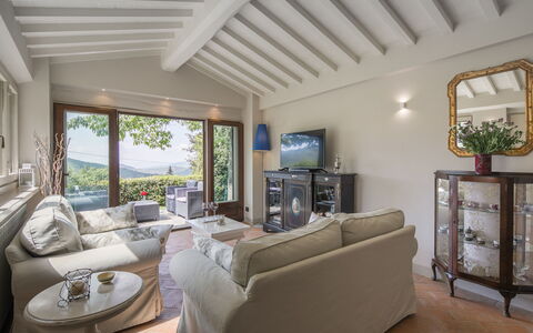 Villa Ginestra: Ejendom, Værelse, Loft, Indretning, Møbel, Bygning, Stue, Hus, Ejendom, Hjem