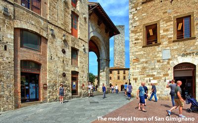 San Gimignano Tower - San Gimignano, Toscana, Italien