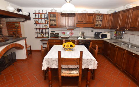 Petra: Værelse, Ejendom, Møbel, Køkken, Countertop, Bygning, Cabinetry, Indretning, Ejendom, Spisestue