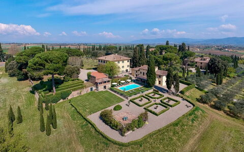 Luna Di Cortona: Have, Villa, Hæk