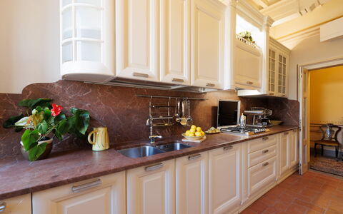 Appartamento Zefferini: Cabinetry, Ejendom, Countertop, Indretning, Træ, Blomst, Etage, Gulvbelægning, Køkken Apparat, Bejdse