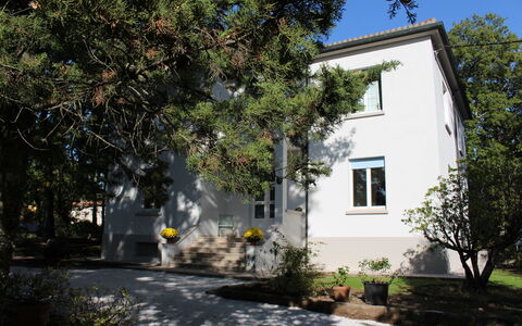 Villa La Casa Bianca: Ejendom, Hus, Hjem, Bygning, Ejendom, Træ, Boligområde, Kvarter, Arkitektur, Estate