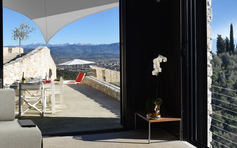 Villetta Farfallina: Arkitektur, Hus, Bygning, Træ, Værelse, Ejendom, Hjem, Dør, Facade, Plante