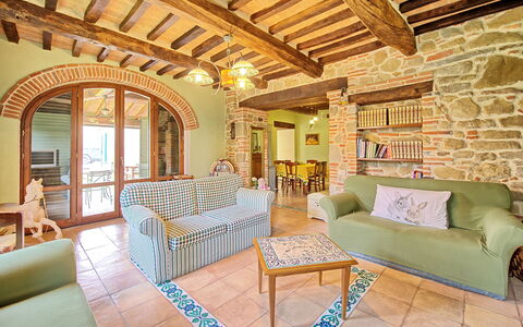 Villa Poggiospinoso: Ejendom, Værelse, Bygning, Møbel, Ejendom, Indretning, Estate, Stue, Hjem, Hus