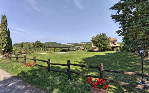 Agriturismo Le Selvole: Himmel, Plante, Sky, Træ, Hegn, Botanik, Naturlige Landskab, Land Lot, Vegetationen, Græs
