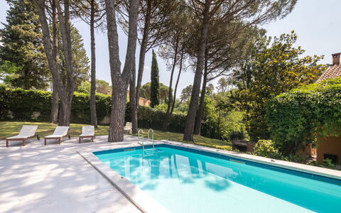 Villa Del Mugello: Vand, Plante, Ejendom, Svømmepøl, Azure, Træ, Himmel, Skygge, Græs, Krop Af Vand