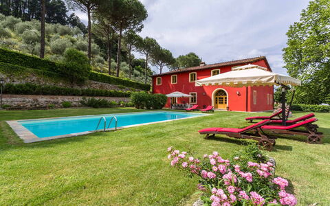 Villa Guasperini: Plante, Himmel, Blomst, Sky, Træ, Bygning, Land Lot, Græs, Naturlige Landskab, Landskab