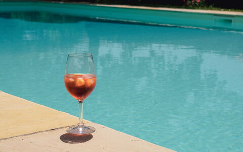 Villa Sant'anna: Vand, Bordservice, Drinkware, Glasservice, Vin, Blå, Barware