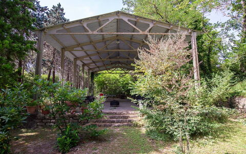 Villa Pania: Plante, Himmel, Skygge, Træ, Bunddække, Busk, Landskab, Græs, Udendørs Struktur, Have