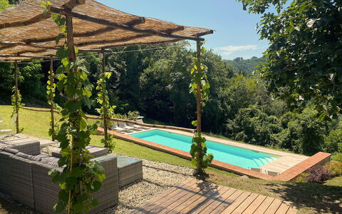 San Tommaso: Plante, Vand, Himmel, Svømmepøl, Skygge, Vegetationen, Træ, Udendørs Møbler, Fritid, Græs