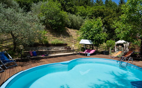 Villa La Vigna: Vand, Plante, Ejendom, Svømmepøl, Natur, Azure, Træ, Bygning, Skygge, Udendørs Møbler