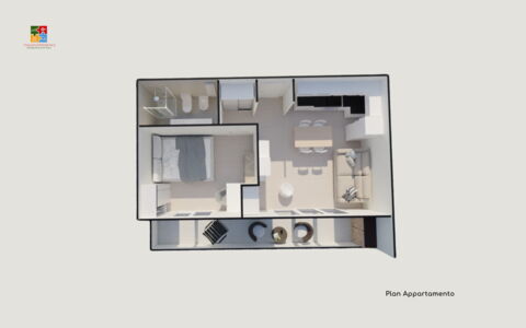 Florence Suite Apartment: Stue