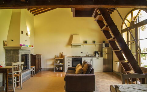 Orangerie Degli Ulivi: Ejendom, Couch, Træ, Stue, Indretning, Etage, Gulvbelægning, Reol, Bjælke, Bygning