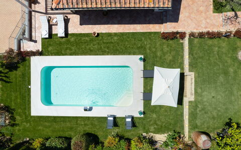 Villa Di Pillo: Plante, Grøn, Rektangel, Land Lot, Bygning, Vegetationen, Urban Design, Græs, Skygge, Line