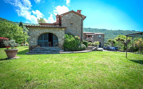 Colle Degli Ulivi - Cortona, Pool, Nature, Privacy: Himmel, Plante, Bygning, Sky, Vindue, Træ, Naturlige Landskab, Land Lot, Vegetationen, Sollys