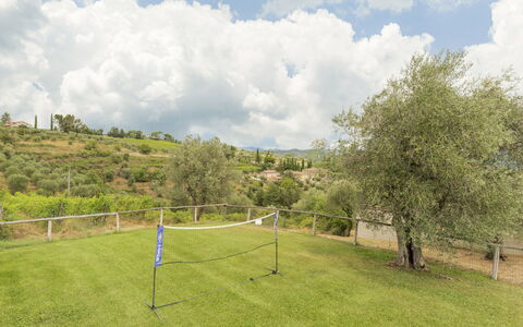 Casa Di Luca, Pool, Castelnuovo Berardenga: Sky, Plante, Himmel, Naturligt Miljø, Naturlige Landskab, Land Lot, Træ, Vegetationen, Hegn, Biome