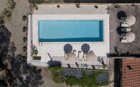 Anilde, Holiday Home with Pool, Wifi, Tuscany: Plante, Vindue, Bygning, Vand, Azure, Rektangel, Urban Design, Facade, Kunst, Skygge