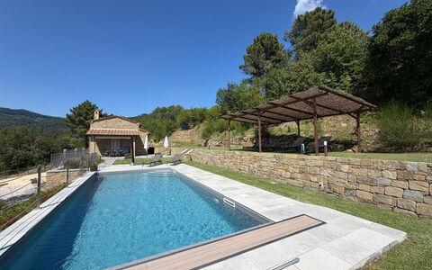 Villa Luana: Svømmepøl, Kompositmateriale, Water Feature, Estate, Flise, Landscaping, Backyard, Villa, Eco Hotel, Thermae