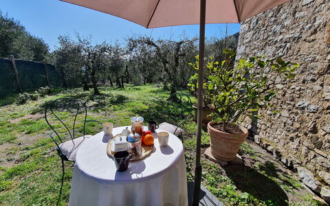 Il Cantuccio: Plante, Ejendom, Blomsterkrukke, Bord, Paraply, Skygge, Stol, Udendørs Møbler, Bordservice, Bygning