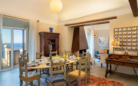 Sunset Sea View, Baratti, Populonia, Wifi, Ac: Bord, Møbel, Ejendom, Stol, Bygning, Træ, Belysning, Indretning, Billedramme, Gulvbelægning