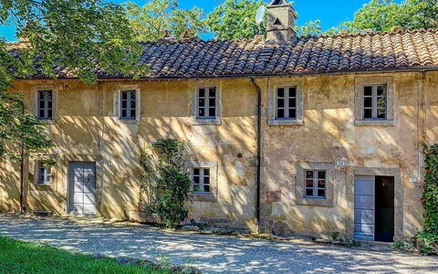 Casa Di Pietro In Vivo D'orcia, Pool: Væg, Bygning, Vindue, Hus, Facade, Busk, Hjem, Menneskelig Bosættelse, Estate, Sommerhus