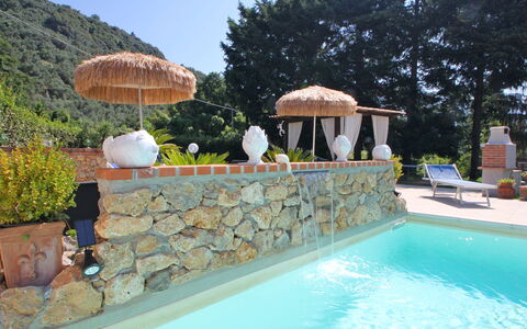 Casa Luigi: Vand, Plante, Ejendom, Svømmepøl, Azure, Træ, Paraply, Himmel, Arkitektur, Skygge