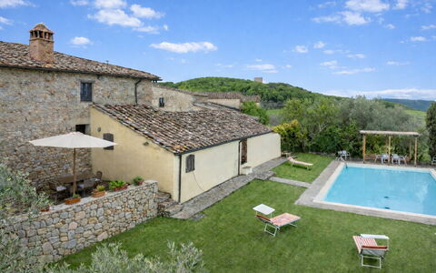 La Palazzina, Ville Di Corsano, Home And Pool: Svømmepøl, Estate, Sommerhus, Stuehus, Udvej, Villa, Hacienda, Udendørs Møbler, Backyard, Eco Hotel