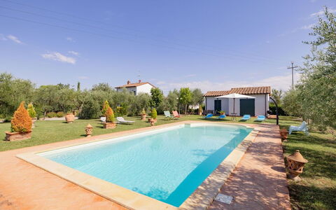 Villa Elena: Svømmepøl, Udvej, Hacienda, Estate, Skygge, Backyard, Udendørs Møbler, Stuehus, Eco Hotel, Villa