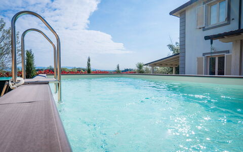 Borgo House In Florentine Hills With Pool: Svømmepøl, Blå, Udvej, Kompositmateriale, Eco Hotel, Thermae, Fritid, Hotel, Fritidscenter, Villa