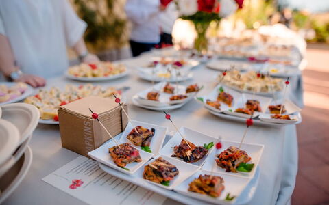 La Palazzina: Mad, Bordservice, Fingermad, Bord, Tallerkner, Møbel, Serveware, Brunch, Plade