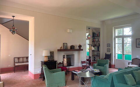 Poggio Cavallino Private Pool, Wifi, Maremma: Møbel, Gulvbelægning, Væg, Indretning, Etage, Loft, Stol, Værelse, Stue, Belysning