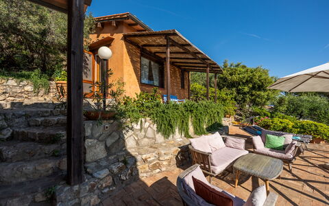 Villa Argentina: Busk, Eco Hotel, Sommerhus, Have, Estate, Udvej, Landscaping, Backyard, Udendørs Møbler, Gård