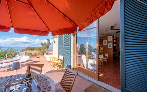 Ca' Nelly: Stol, Skygge, Eco Hotel, Udvej, Bejdse, Udendørs Møbler, Altan, Villa, Køkken & Spisebord