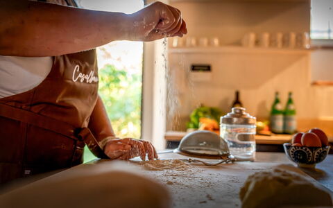 Casalberna: Ingrediens, Tilberedning, Mad, Bordservice, Køkken, Laver Mad