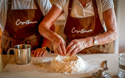 Casalberna: Ingrediens, Tilberedning, Mad