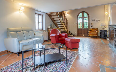 Casa Michela Casalguidi, Garden, Wifi: Indretning, Gulvbelægning, Møbel, Loft, Etage, Værelse, Couch, Belysning, Stue, Hjem