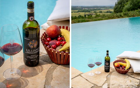 In the Heart of Chianti, Pool, Wifi, View - Lillia: Drinkware, Glasservice, Vinglas, Vin, Barware