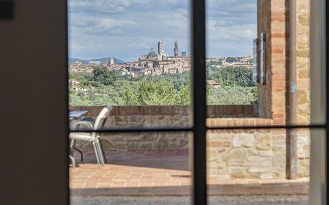 Villa del Mangia, 5Panoramic Pool and Chef Service: Brun, Kompositmateriale, Glas, Sollys, Dagslys, Skygge, Bejdse, Altan