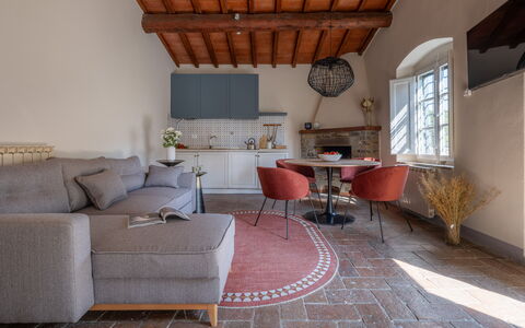 Feriebolig:&nbsp;Relais Badia a Passignano - Appartamento Garnacha