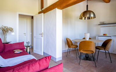 Feriebolig:&nbsp;Relais Badia a Passignano - Appartamento Malvasia