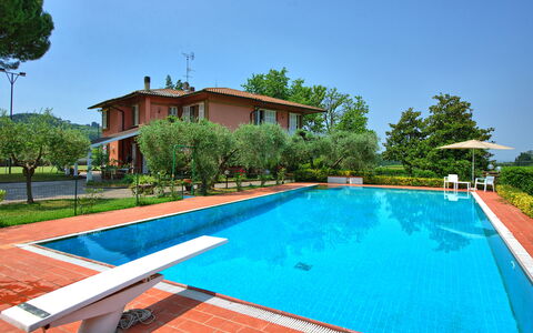 Villa Adriana: Svømmepøl, Udvej, Eco Hotel, Hacienda, Estate, Villa, Landscaping, Skygge, Thermae, Backyard