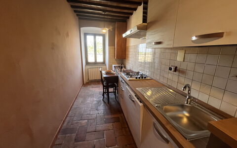 Appartamento Del Mercato: Gulvbelægning, Træ, Etage, Countertop, Køkken, Køkken Apparat, Loft, Værelse, Større Bandage, Køkkenvask