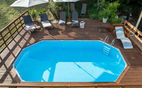 Podere la Botte, Pool, Lari: Svømmepøl, Kompositmateriale, Udendørs Møbler, Fritid, Eco Hotel, Bejdse, Skygge, Hårdttræ, Udvej, Design