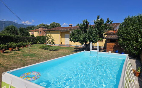 Villa Lory: Blå, Svømmepøl, Kompositmateriale, Fritid, Skygge, Udvej, Backyard, Eco Hotel, Hacienda, Hotel