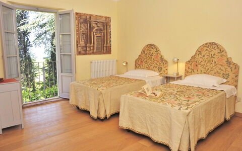 Casale Il Rondò, Private Pool, Città della Pieve: Væg, Møbel, Indretning, Værelse, Sengetøj, Soveværelse, Seng, Sengetøj, Sengetøj, Stol